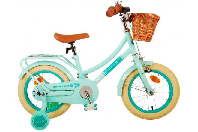 Volare Volare Children's Bike Girls 14 palcové zelené