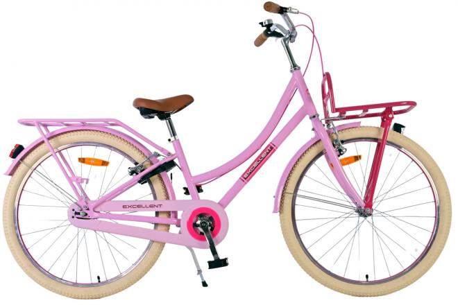 Volare Volare Children's Bike Girls 24 pouces Rosette Hand freins