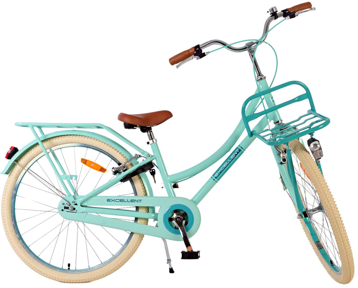 Volare Volare Children's Bike Girls 24 Inch Green Two Hand brakes