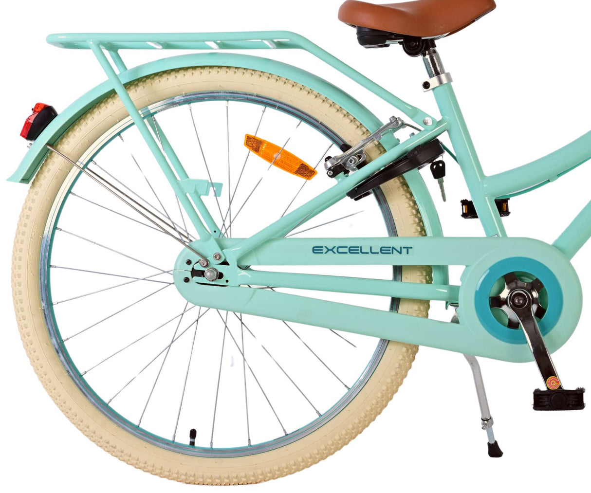 Volare Volare Children's Bike Girls 24 -calowe zielone dwa hamulce ręczne