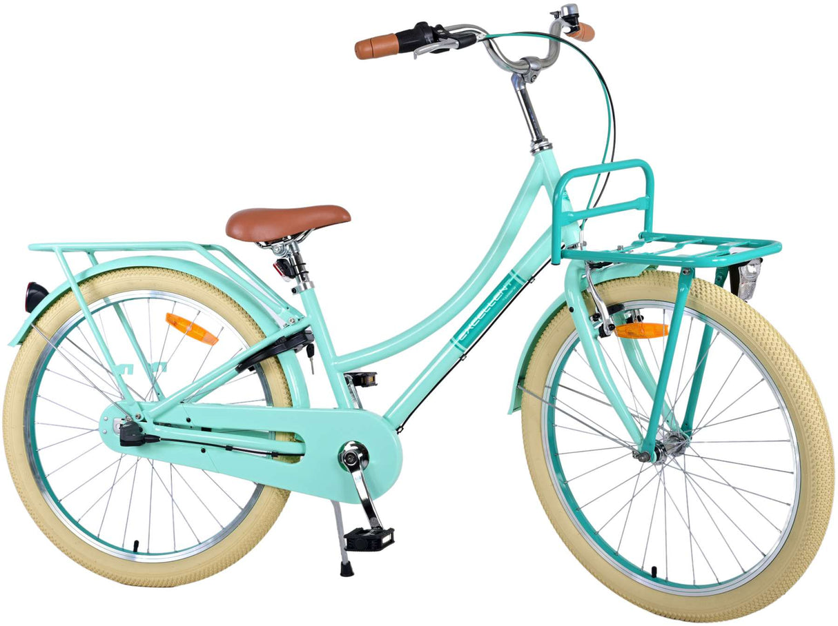 Volare Excellent Children's Bicycle - Girls - 24 Inch - Green - 3 gears