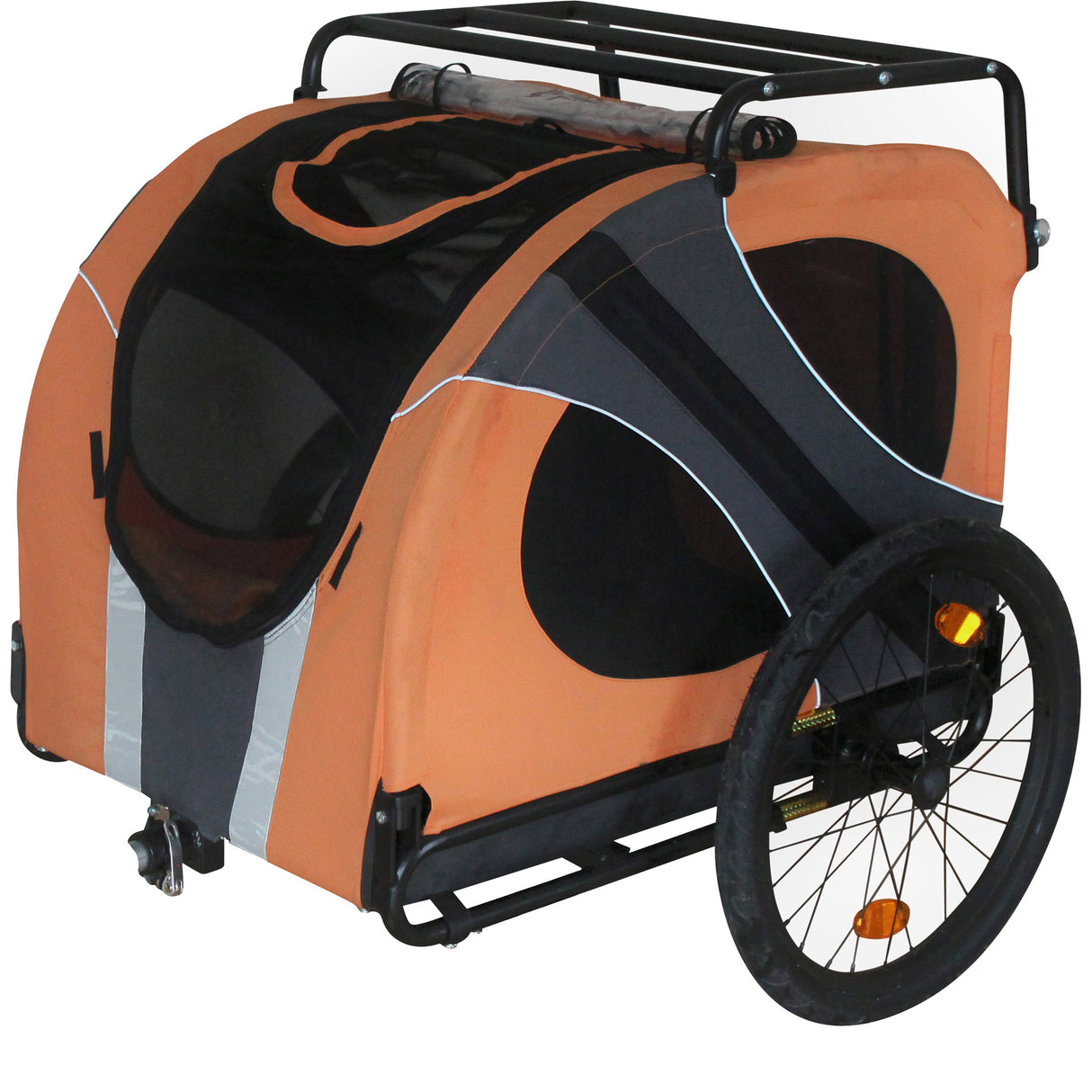 Kenda Doggyride Novel15 Trailer carrello per bici per cani leggero, 50 kg di capacità inferiore, ruote da 20 pollici, nero, comodo #doggyyride #romanzo15 #hondenfietkar