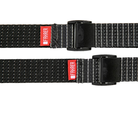 Fahrer cargo mini strap reflectie xl 70x2cm zwart (2 stuks)