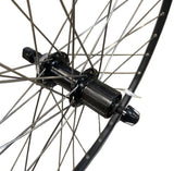 Roland achterwiel 813635 28 race 13-622 alu. zwart chrina shimano cassette qr centre lock