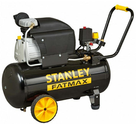 Stanley oliecompressor 50l 2.5km 10br vetmax zwarte pomp d-251