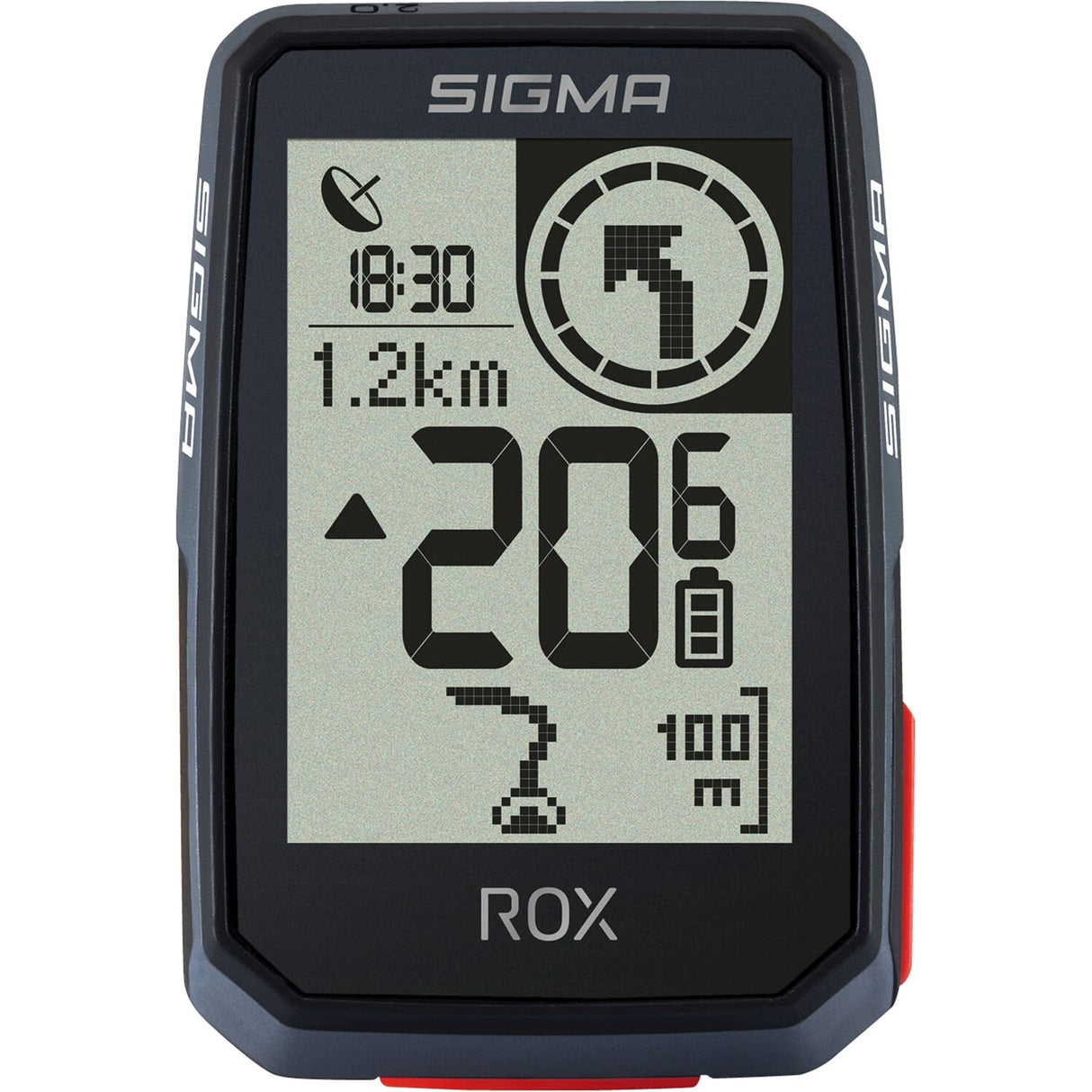 Sigma Fahrrad Computer Rox 2.0 Ausdauer schwarz