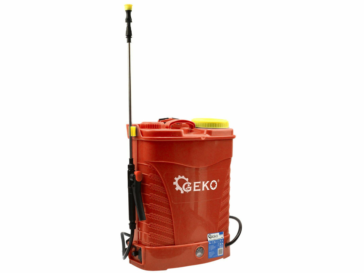 Geko batterijspuit 16l licht