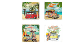 Wall hanger tin 20x20cm beach mix 4
