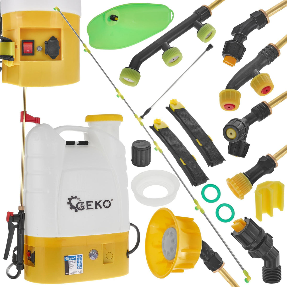 Geko batterijspuit 16l