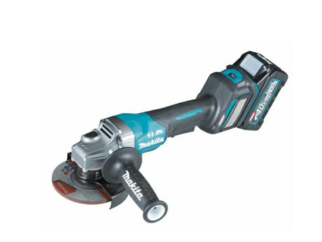 Makita hoekvermaler 40v xgt 125mm ga029gm201 2x4,0ah omzetregulering bl …