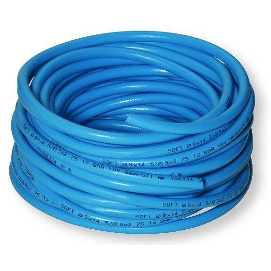 Bernese 44515 DL5139 Air hose blue (15 bar) 9mm 10 meters