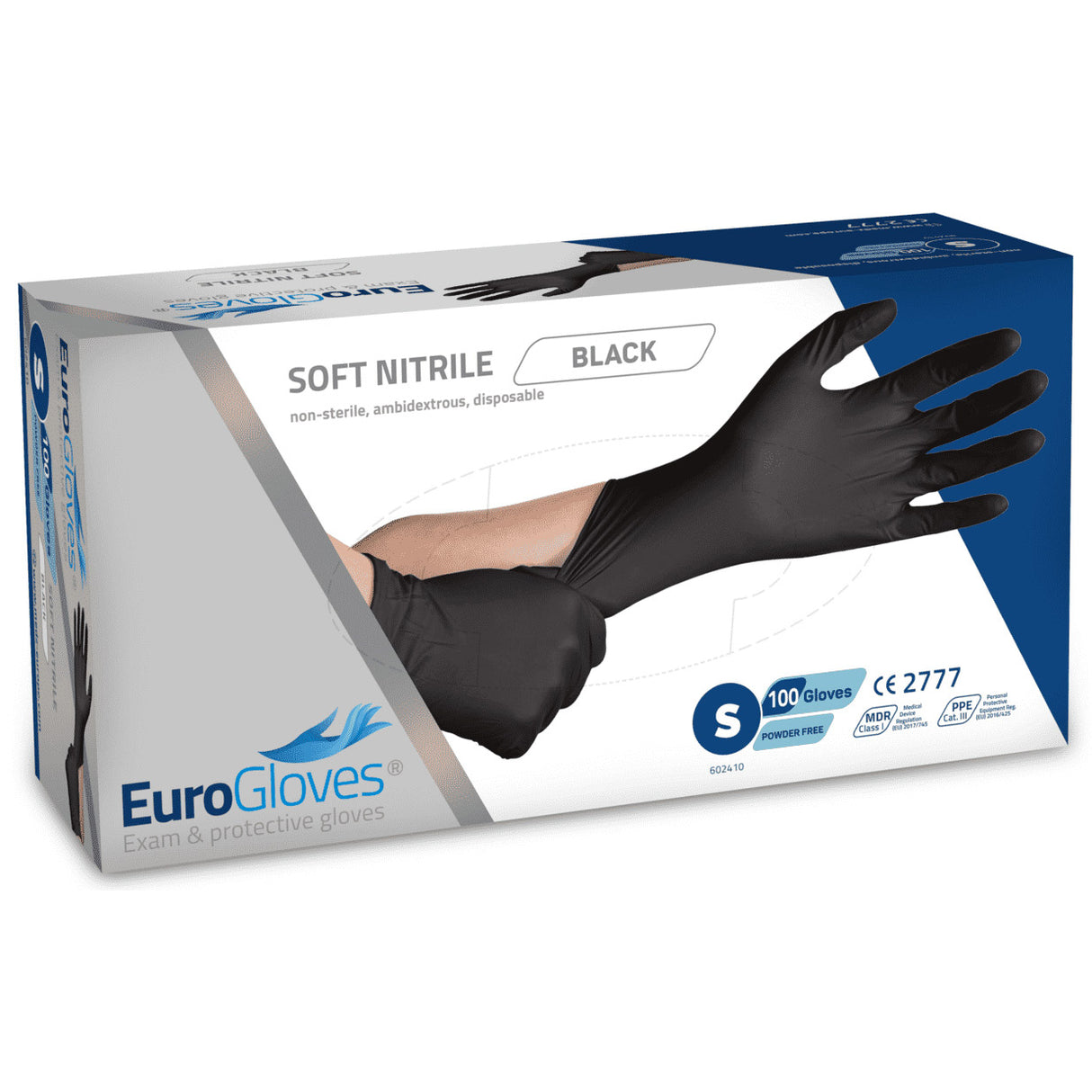 Handschuhe Nitrilgröße xl schwarz (100 Stücke)