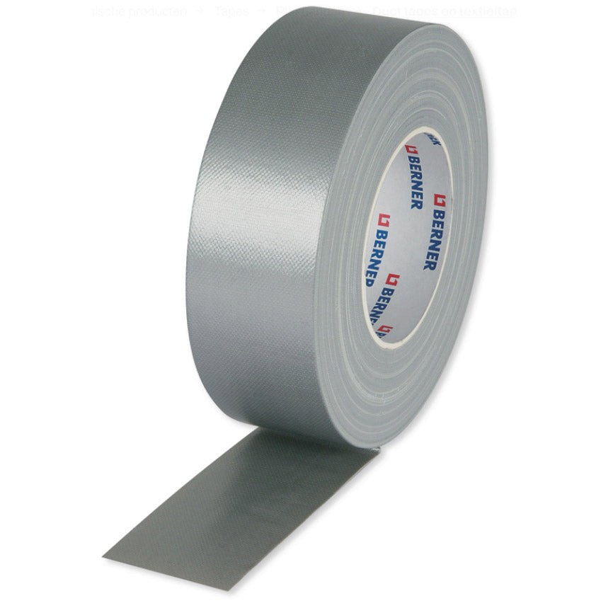 Berner textieltape 50mm x 50m aluminium