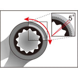 Steek- Ring-Ratelsleutel Icetoolz 11Mm