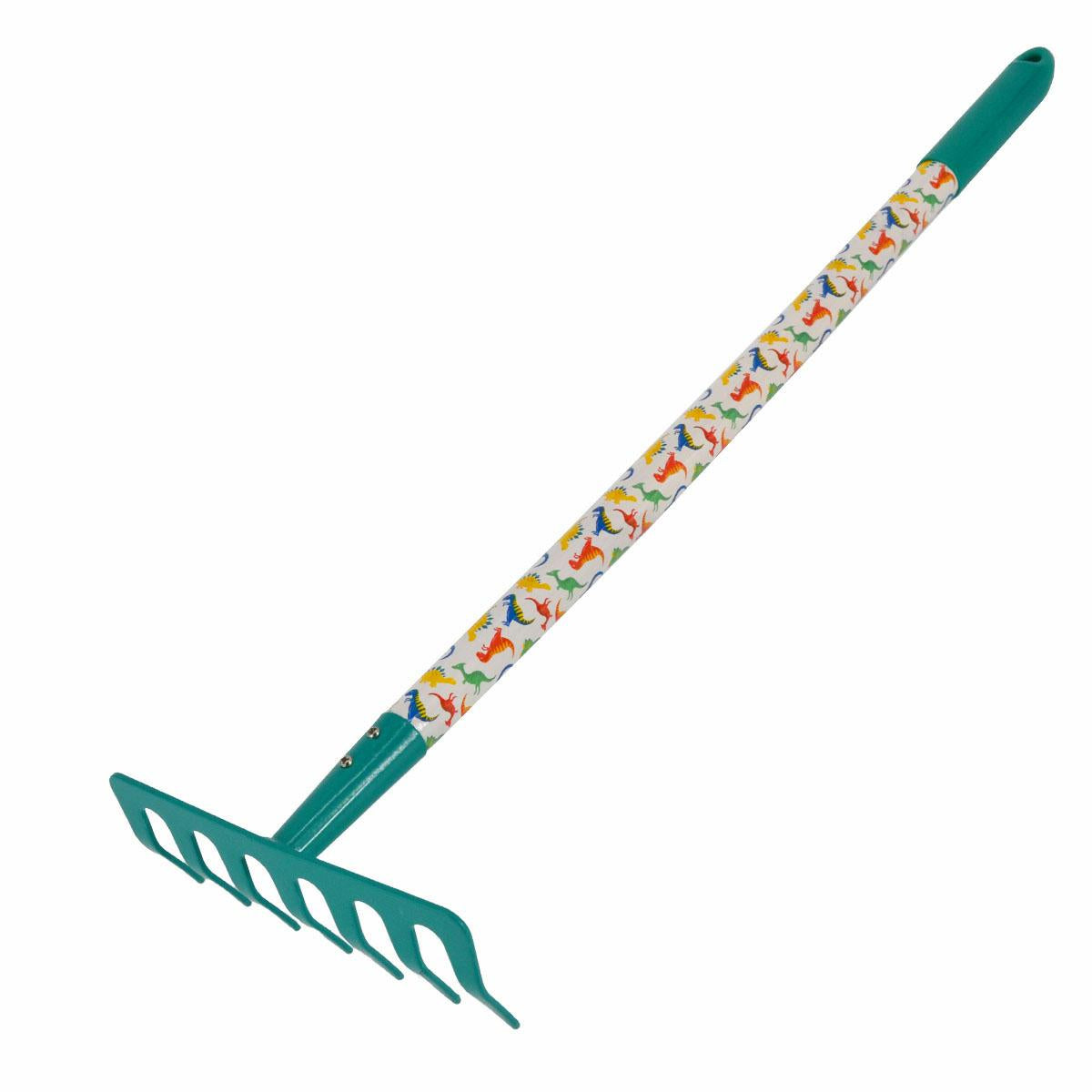 Greenmill metaalharken hout pvc handvat 64cm