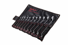 Grosley ingesteld 11 diepe offset oogsleutels in sachet