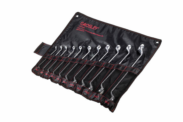 Grosley ingesteld 11 diepe offset oogsleutels in sachet