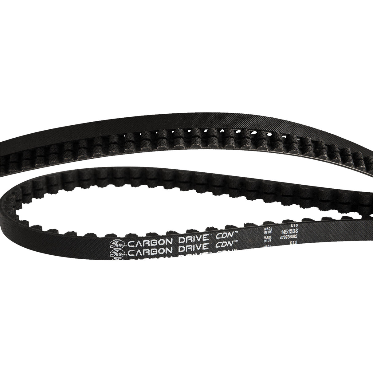 Gates CDX riem Carbon Drive 120 tands zwart