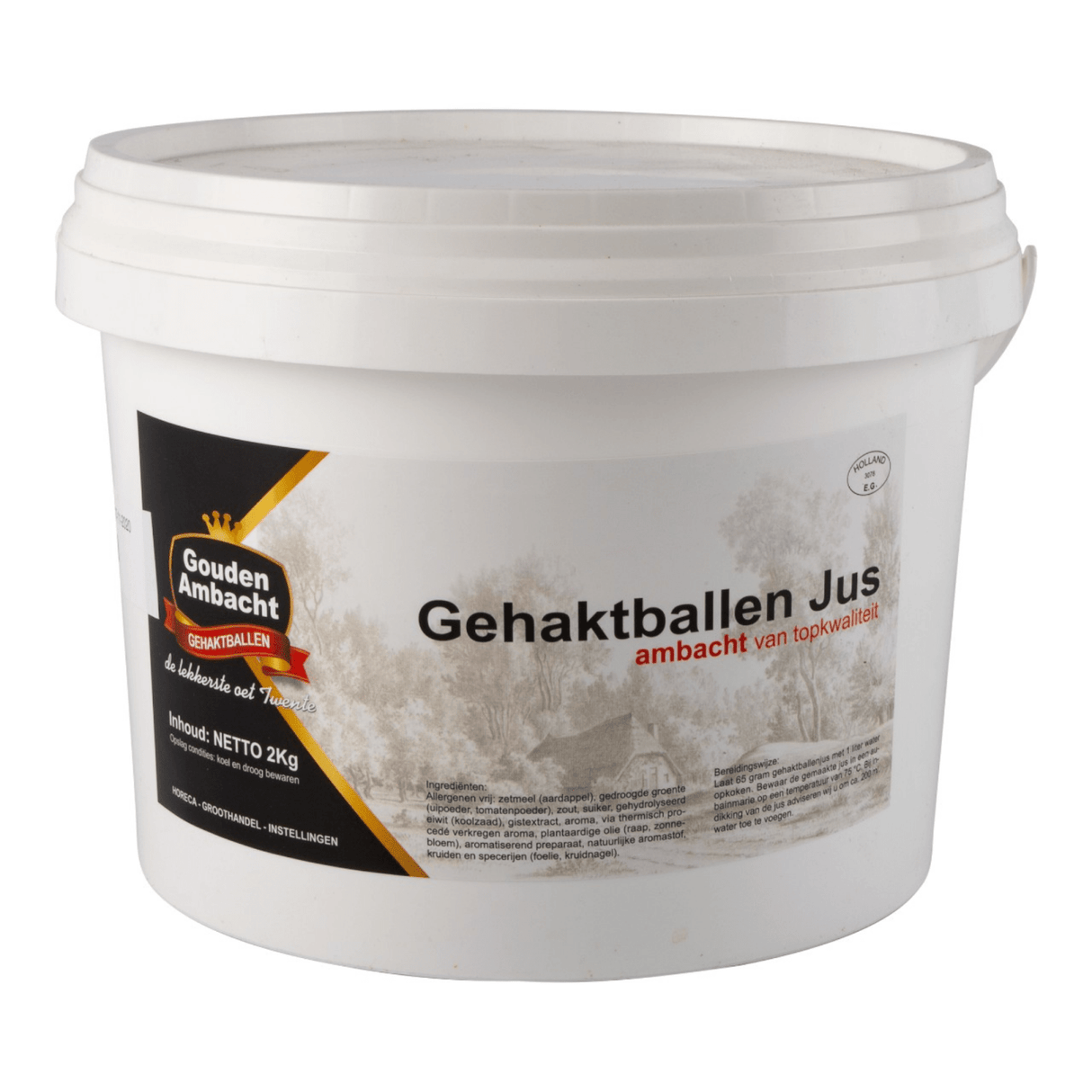 Gouden ambacht gehaktbaljuspoeder (2kg) glutenvrij