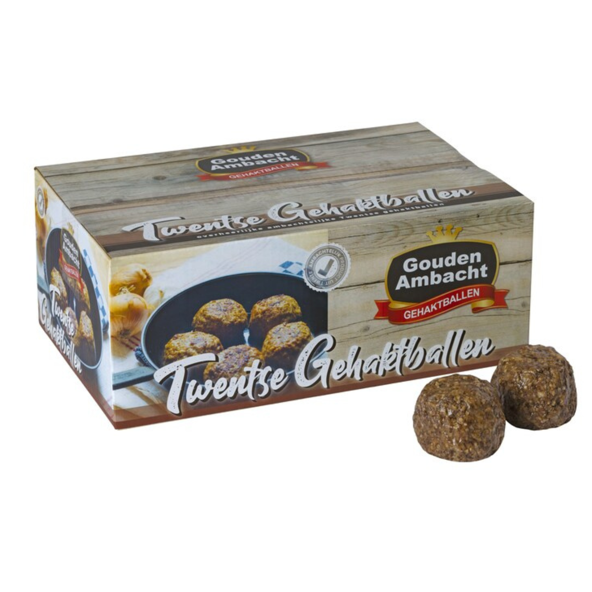 Gouden ambacht twentse gehaktbal (30x 175 gr)