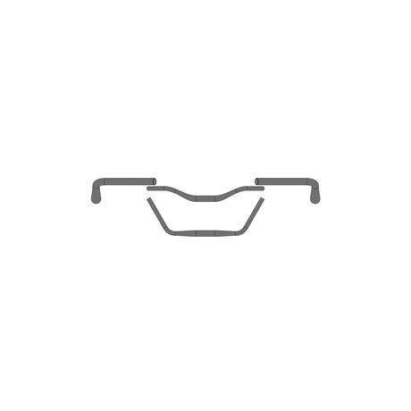 Ergotec stuur moon cruiser ø31,8 x 610 mm - zwart