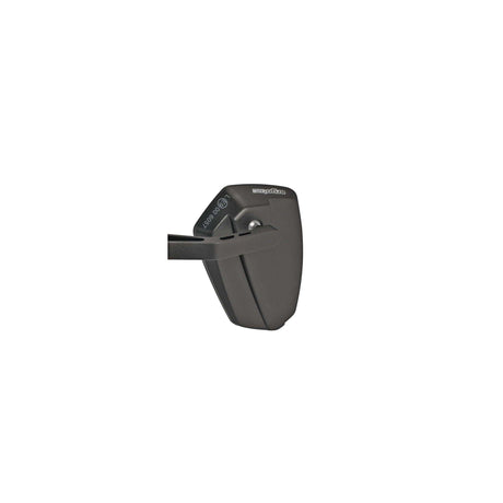 Ergotec spiegel m-77 korte arm 120 x 80-55 mm aluminium - zwart gezandstraald (k approved)