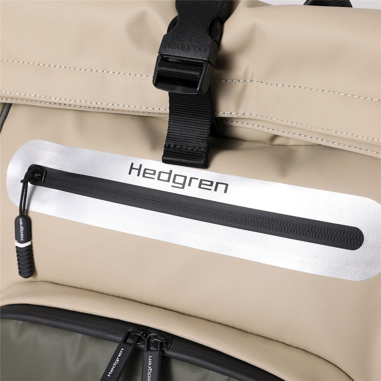 Hedgren hedgren pendlingssykkel hub ryggsekk 23.9l beige oliven