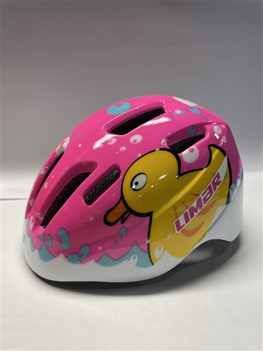 Limar kinder helm s 46-52cm duck in tub roze