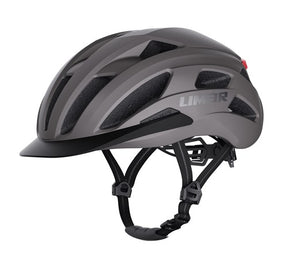 Limar helm action urban l 57-61 mat grijs met led