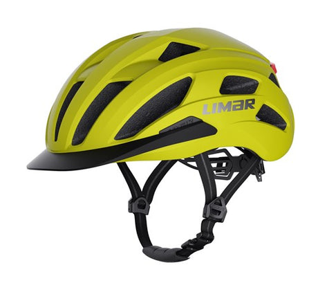 Limar helm action urban l 57-61 mat geel met led