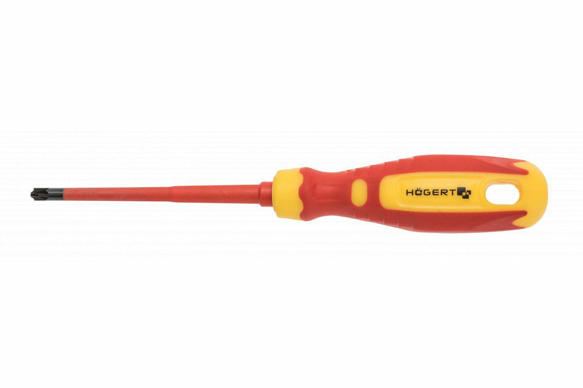 Hogert geïsoleerde schroevendraaier 1000v pz2 sl6x100mm