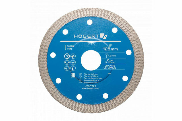 Hogert diamantschild 125mm voor keramiek
