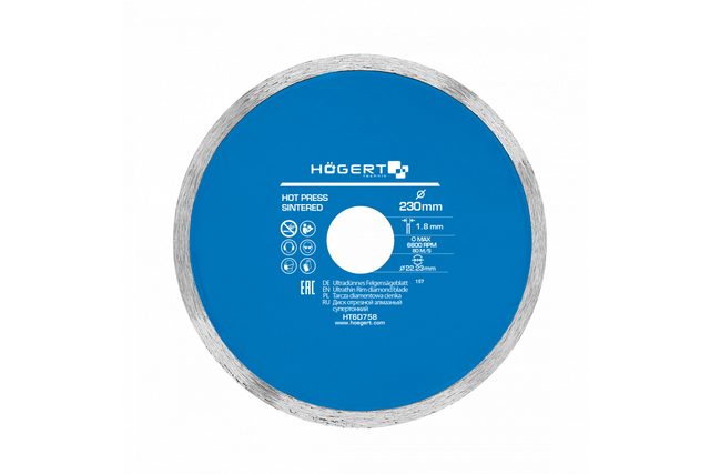 Hogert diamantschild 230x22,2 pełna