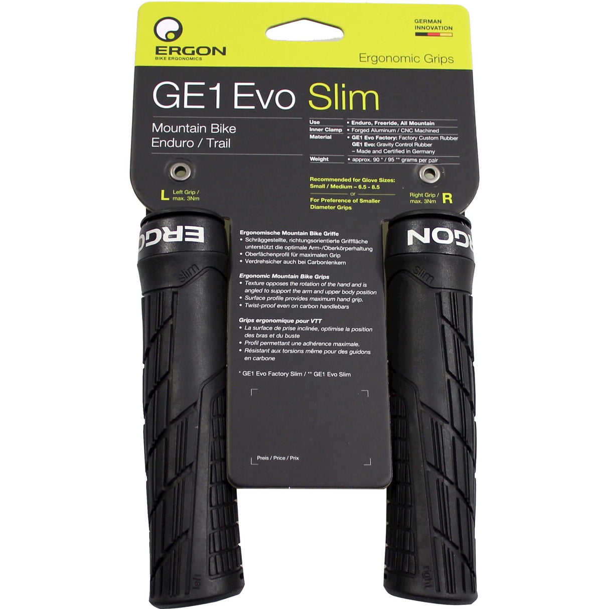 Ergon maneja GE1 Evo Slim Black