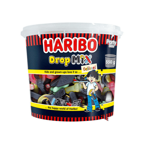 Haribo drop mix silo (6x 550gr)