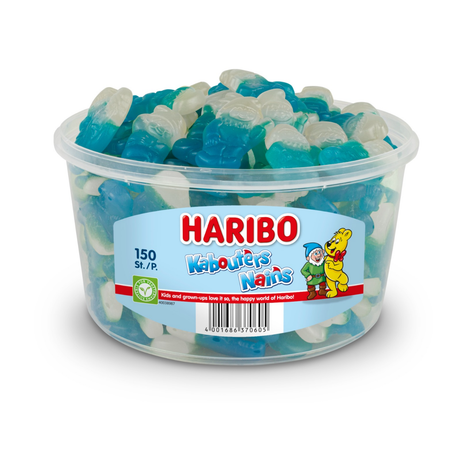 Haribo kabouters - snoep in fruitsmaken - 150 stuks silo
