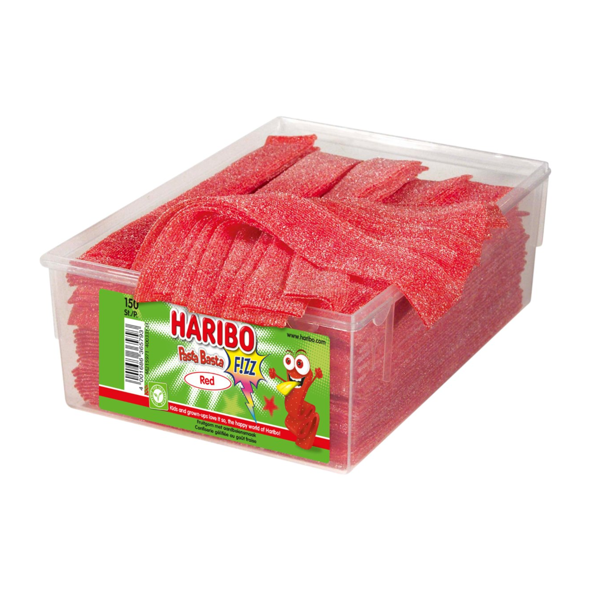 Haribo pasta basta aardbei (150 stuks)