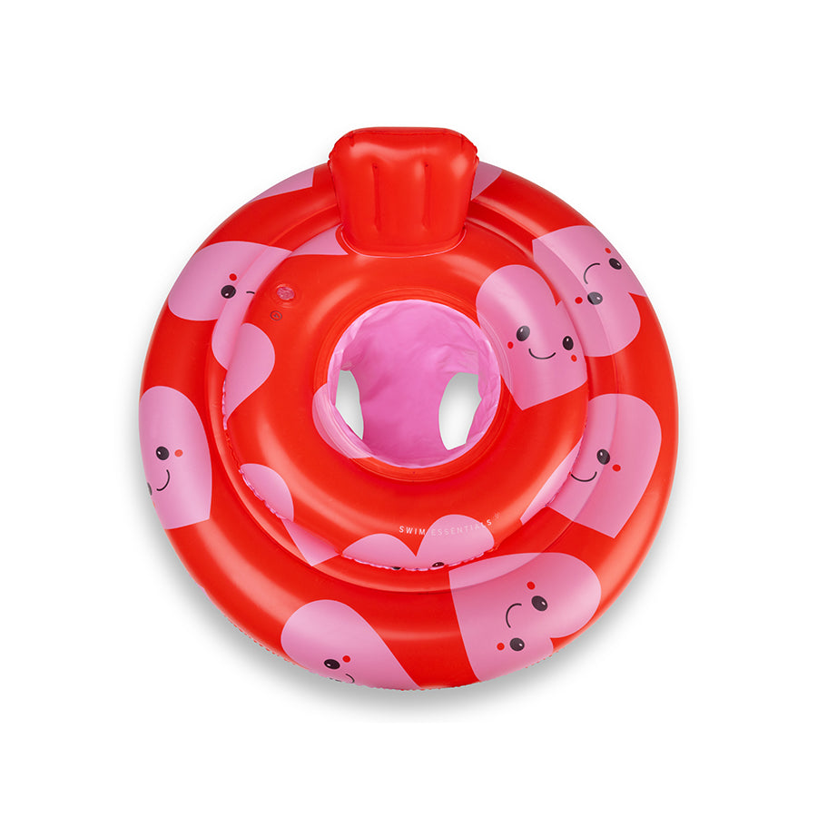 Hearts | rood roze baby float 0-1 jaar