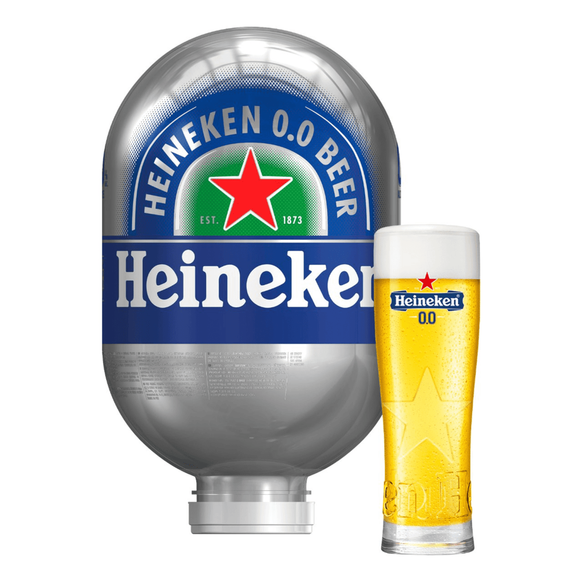 Heineken 0.0 blade fust (8 liter)
