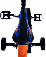 Hot Wheels Children's Bike Boys 12 Inch Black Orange Blue Two Hand brakes