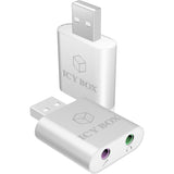 ICY BOX IB-AC527 USB naar audio en microfoon adapter