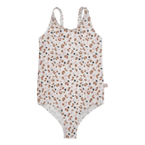 Leopard | kaki meisjes uv badpak