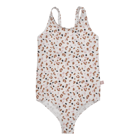 Leopard | kaki meisjes uv badpak