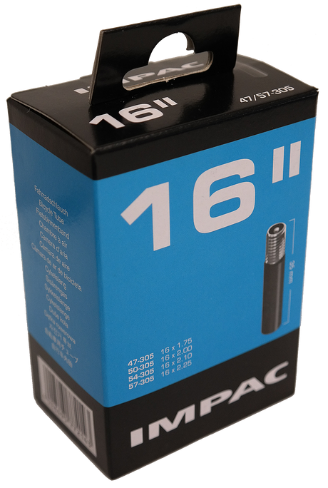 Impac Binnenband (by Schwalbe) AV16 16x1.75 2.35 ETRTO 47 57-305, Ventiel:Schrader auto 35mm