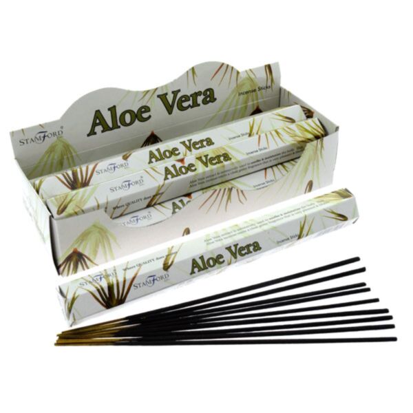 37108 aloe vera - stamford premium hex wierook stokjes