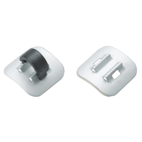 Jagwire alloy stick-on cable guide (4pcs) - silver