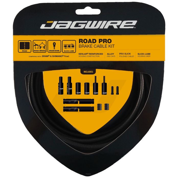 Jagwire road pro brake kit - stealth black