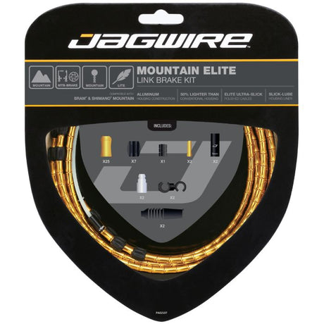 Jagwire mountain elite link brake kit - gold
