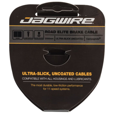 Jagwire road brake cable - elite polished ultra-slick stainless - 1.5x2000mm - campagnolo