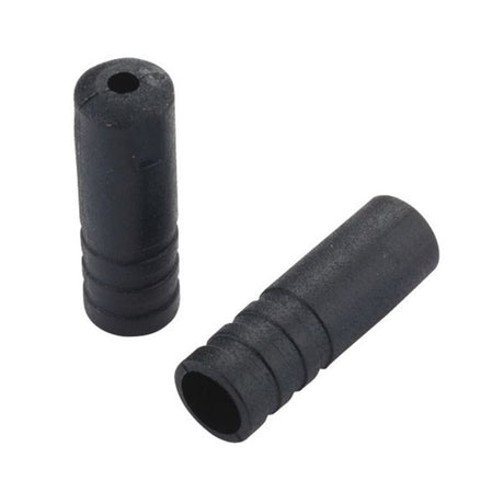 Jagwire end caps open - 3mm dropper - plastic (100pcs) - black